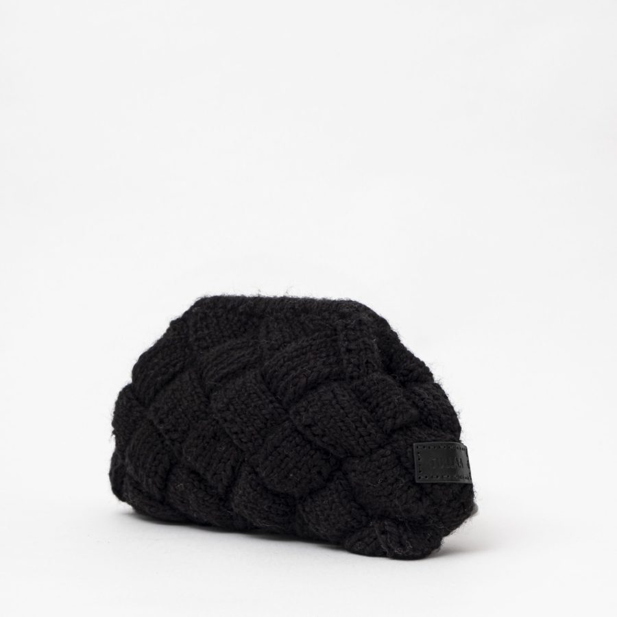 PUZZLE POUCH WOOL HAND BAG - Image 12